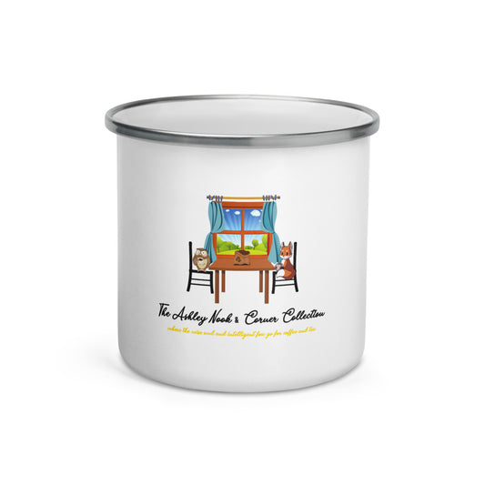 Enamel Mug and the nook logo