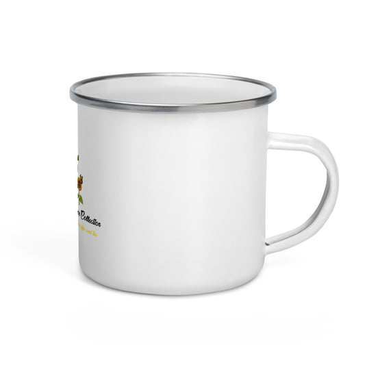 Enamel Mug and the moon logo