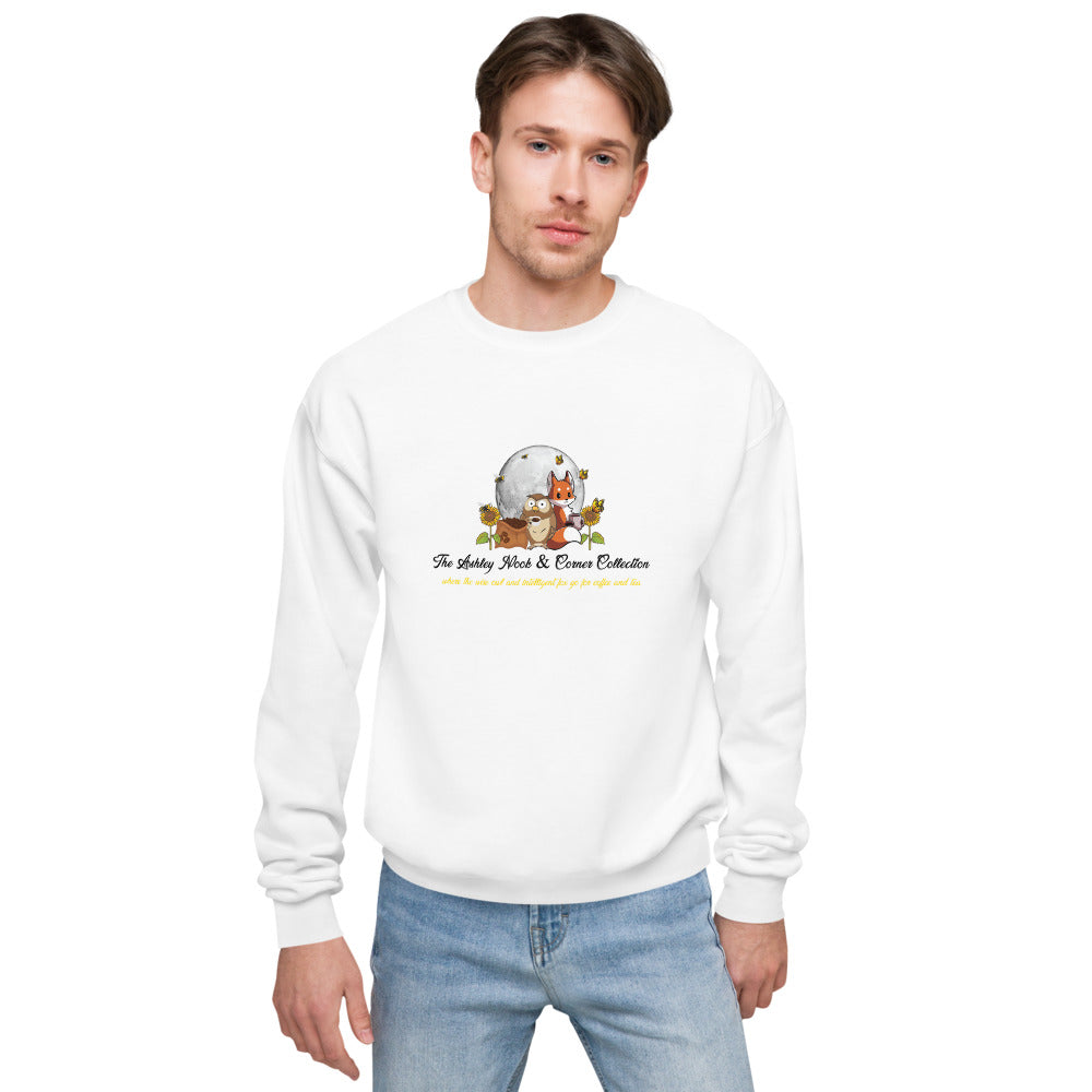 Fleece Sweatshirt and the moon logo