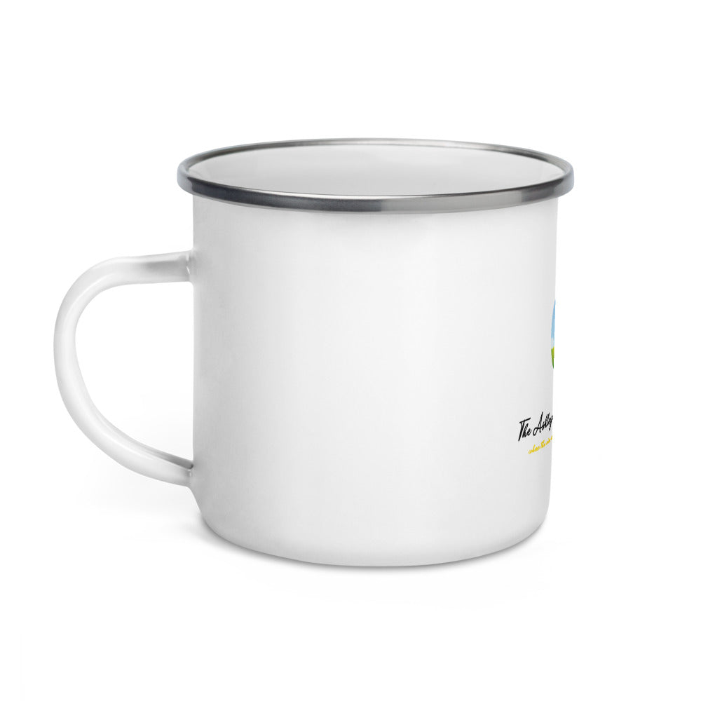 Enamel Mug and tree logo