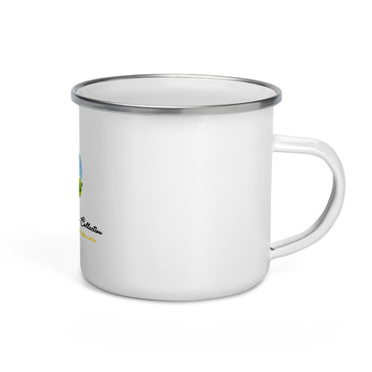 Enamel Mug and tree logo