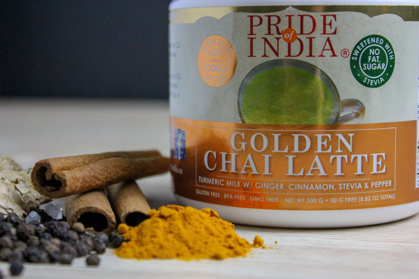 ChaiMati - Turmeric Chai Latte - Powdered Instant Golden Tea Premix