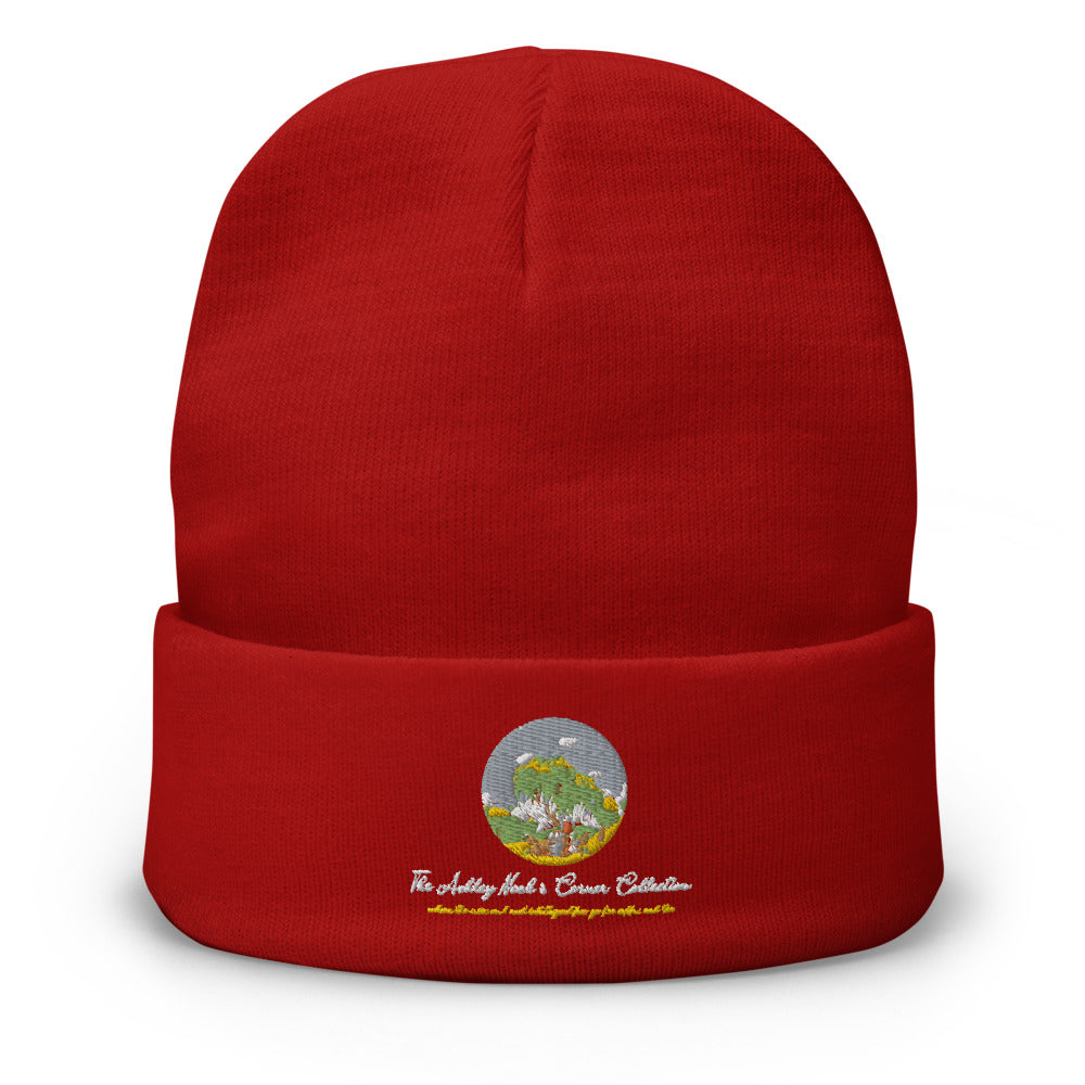 Embroidered Beanie with the tree logo