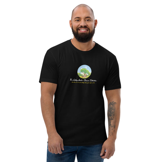 Men's Fitted T-Shirt and tree logo