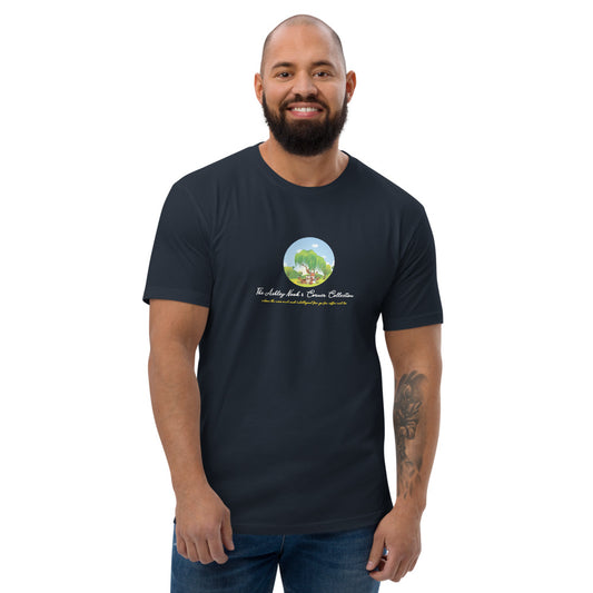 Men's Fitted T-Shirt and tree logo