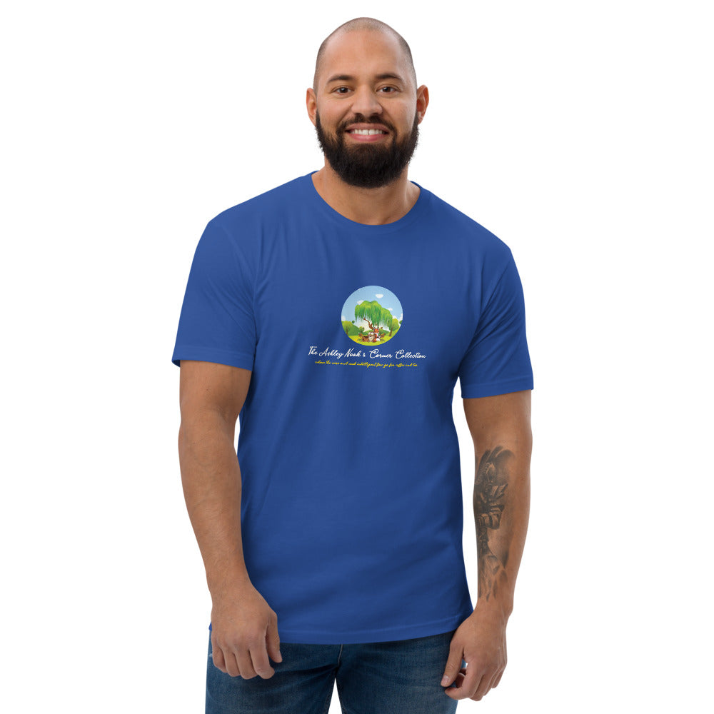 Men's Fitted T-Shirt and tree logo