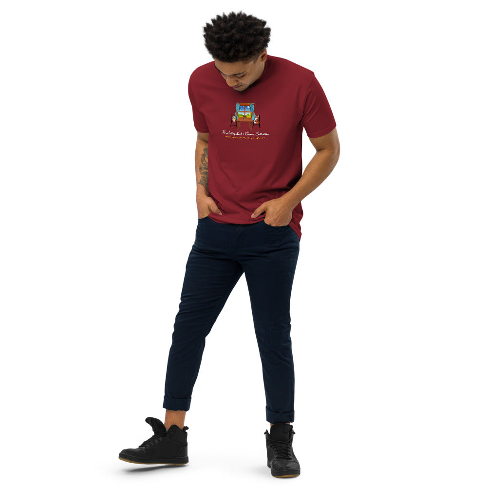 Men’s Premium Heavyweight Tee and the nook logo