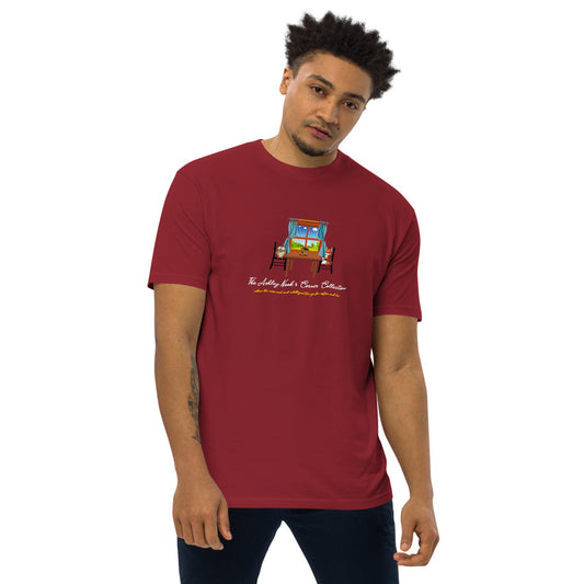 Men’s Premium Heavyweight Tee and the nook logo