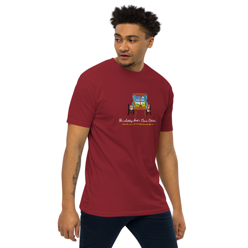 Men’s Premium Heavyweight Tee and the nook logo