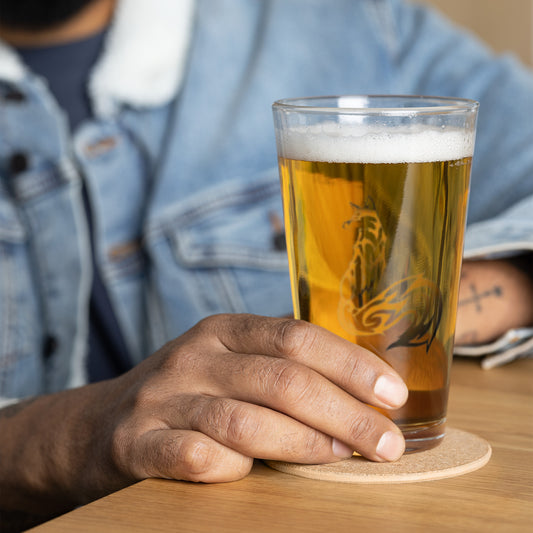 Shaker pint glass