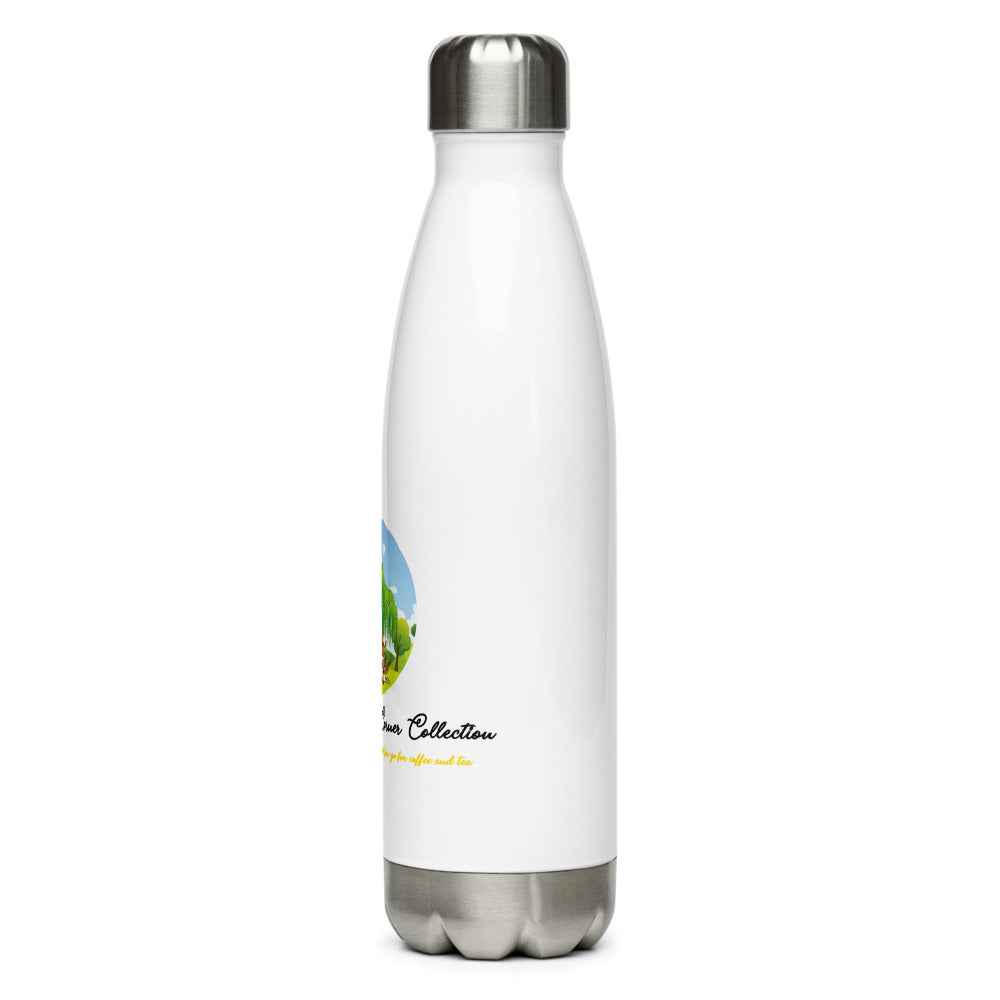 Stainless Steel Water Bottle and the tree logo