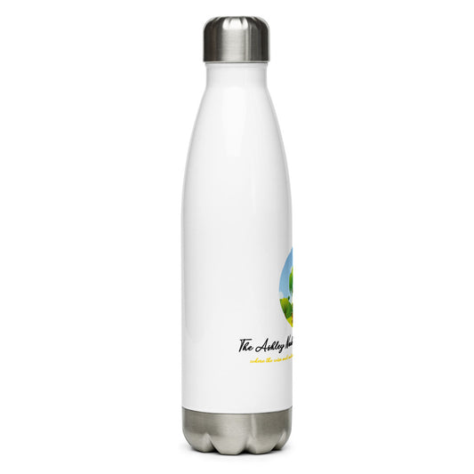 Stainless Steel Water Bottle and the tree logo