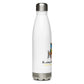 Stainless Steel Water Bottle and the nook logo