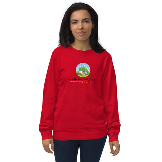 Organic Sweatshirt and tree logo