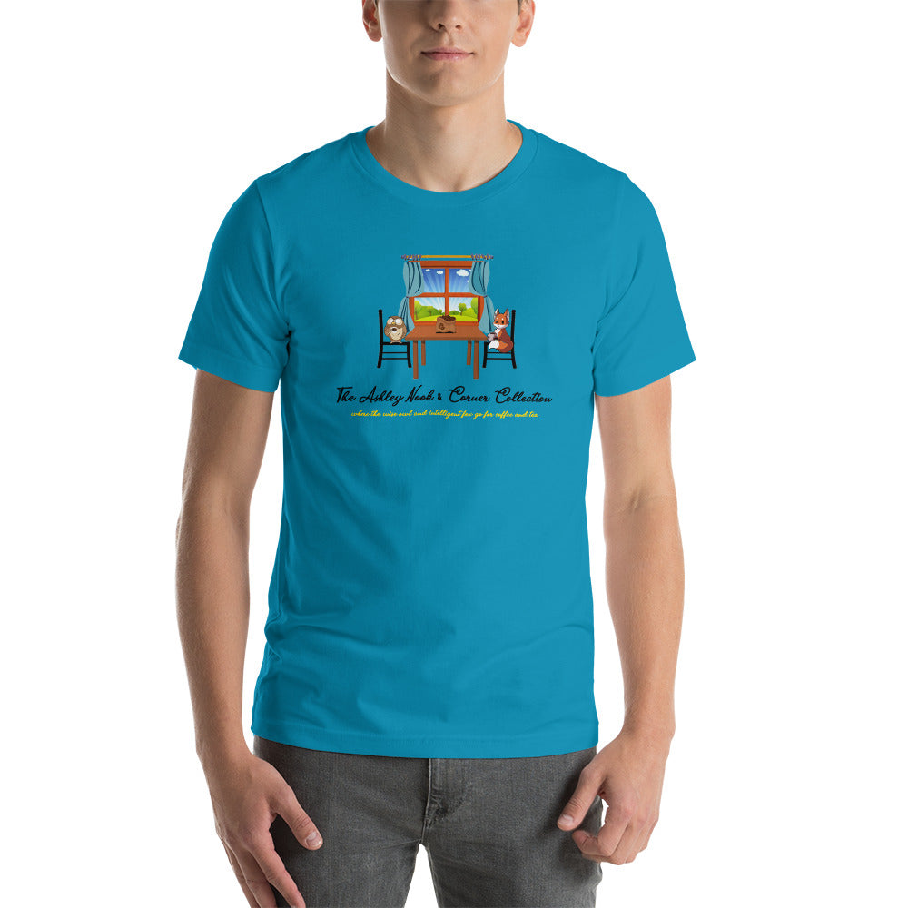 Short-sleeve unisex t-shirt and the nook logo