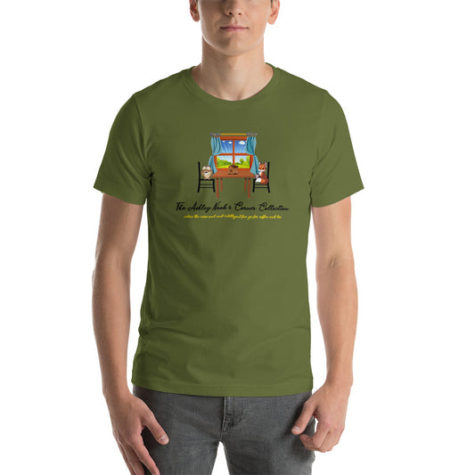 Short-sleeve unisex t-shirt and the nook logo