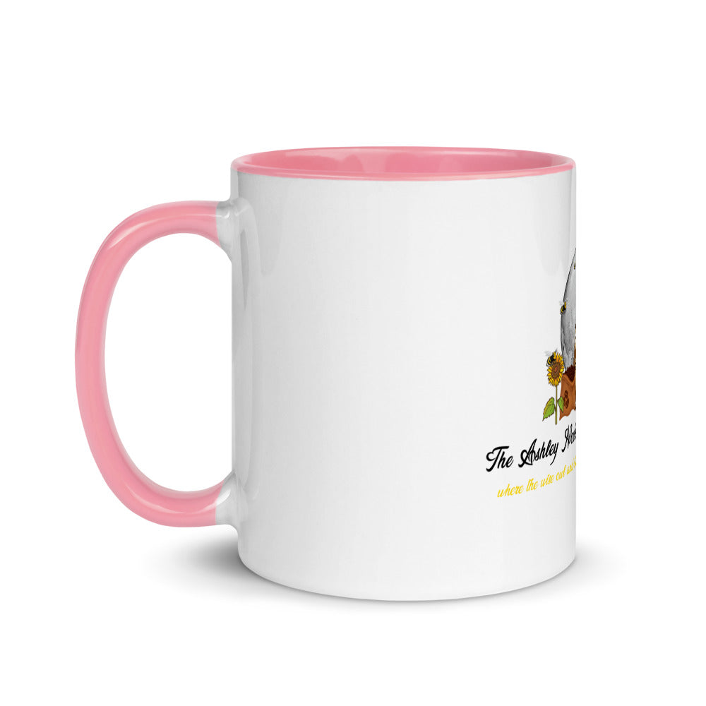 Mug with Color Inside and the moon logo