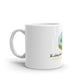 White Glossy Mug and tree logo