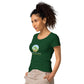 Women's Basic Organic T-Shirt and tree logo