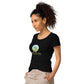 Women's Basic Organic T-Shirt and tree logo