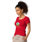 Women's Basic Organic T-Shirt and tree logo