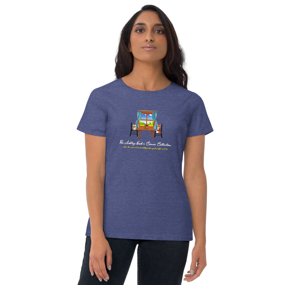 Women's Fashion Fit T-Shirt and the nook logo