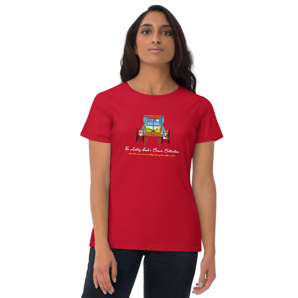 Women's Fashion Fit T-Shirt and the nook logo